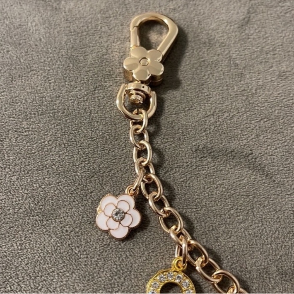 Chanel Gold Letters Charm Strap For Handbag - Picture 3 of 6